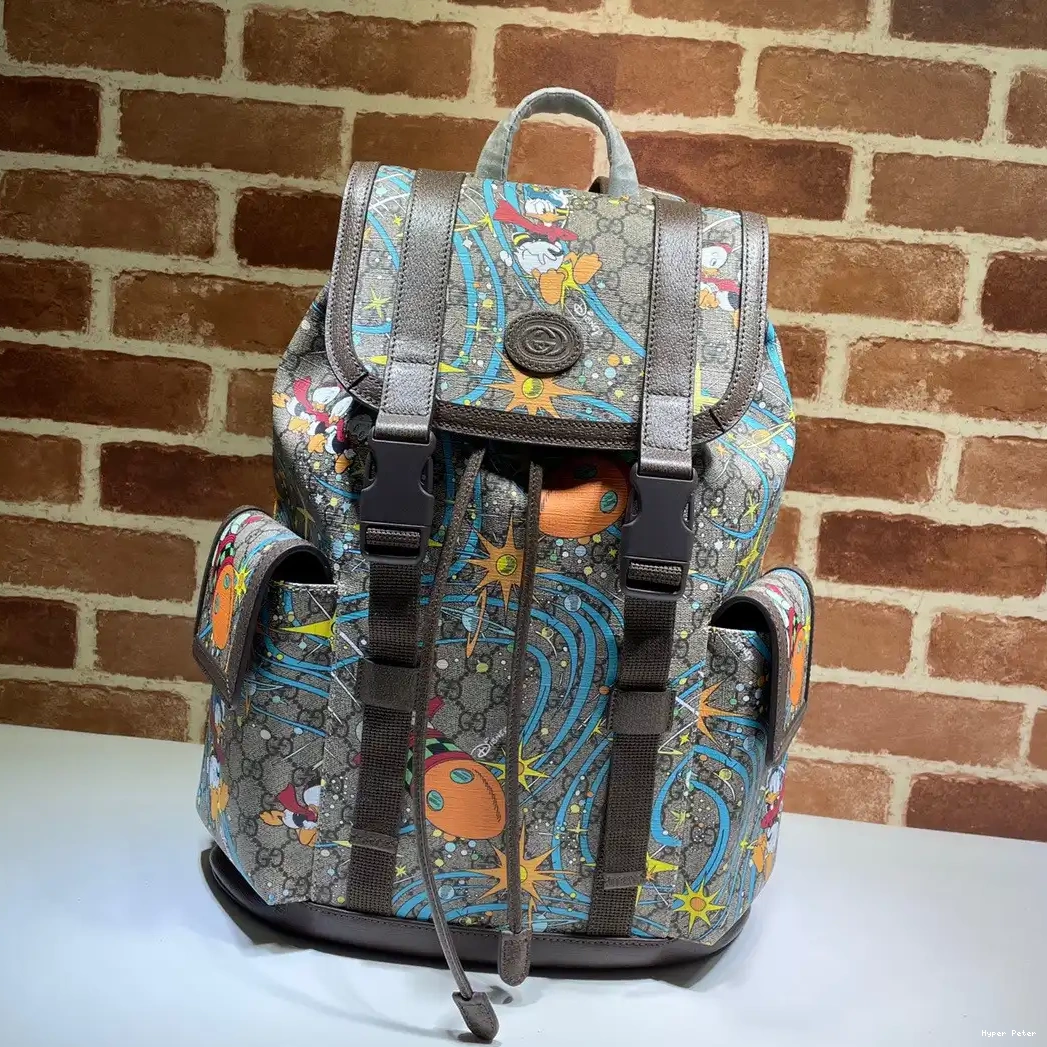 Hyper Peter Donald medium x Gucci Disney Duck backpack 0605